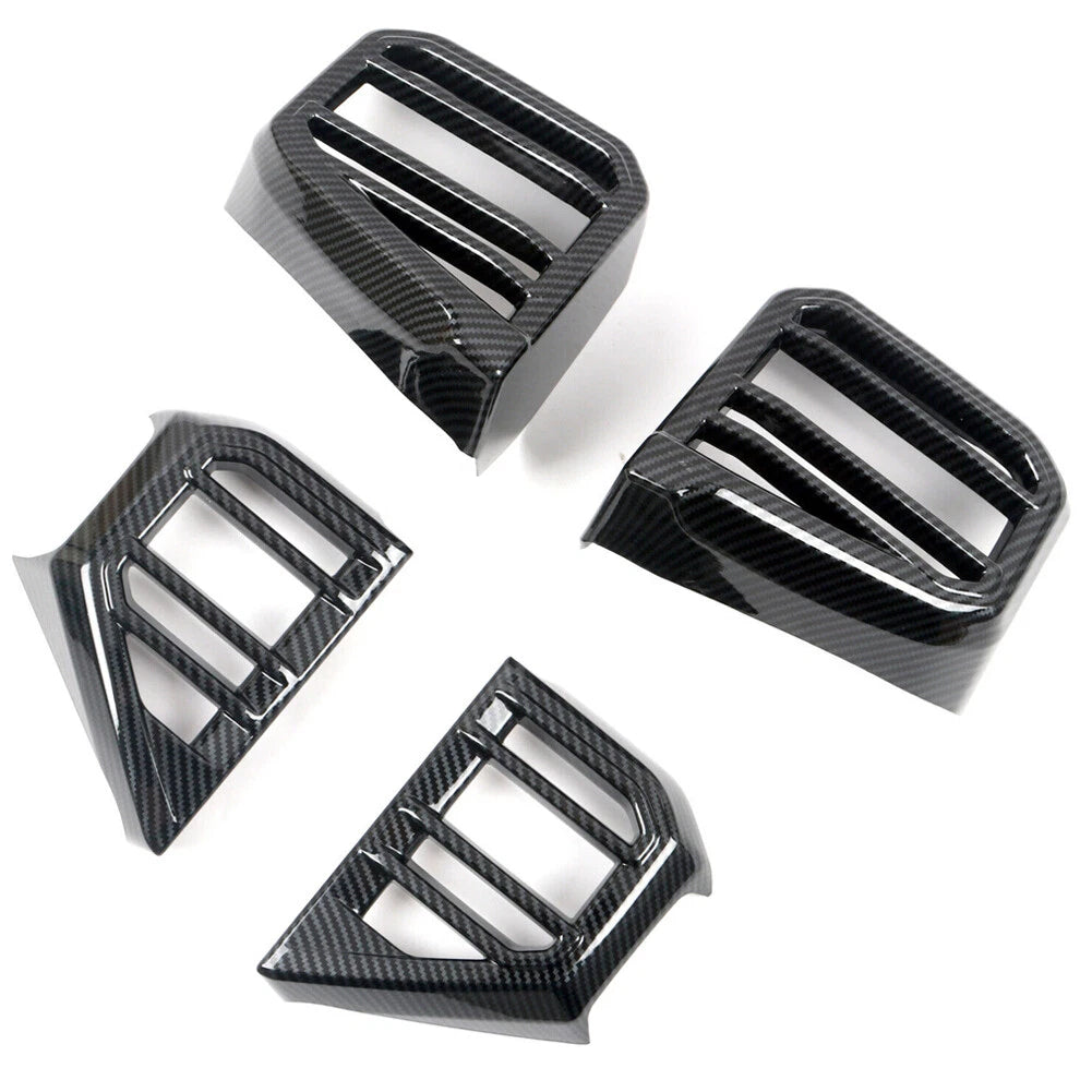 4x Dashboard Side Air Vent Outlet Cover Trim for Toyota Tundra (2022)