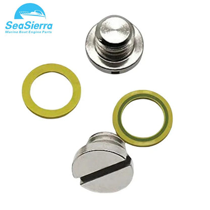 Lower Unit Drain Plug Screw for Mercury 18-2244, 10-79953A2, 10-79953Q2