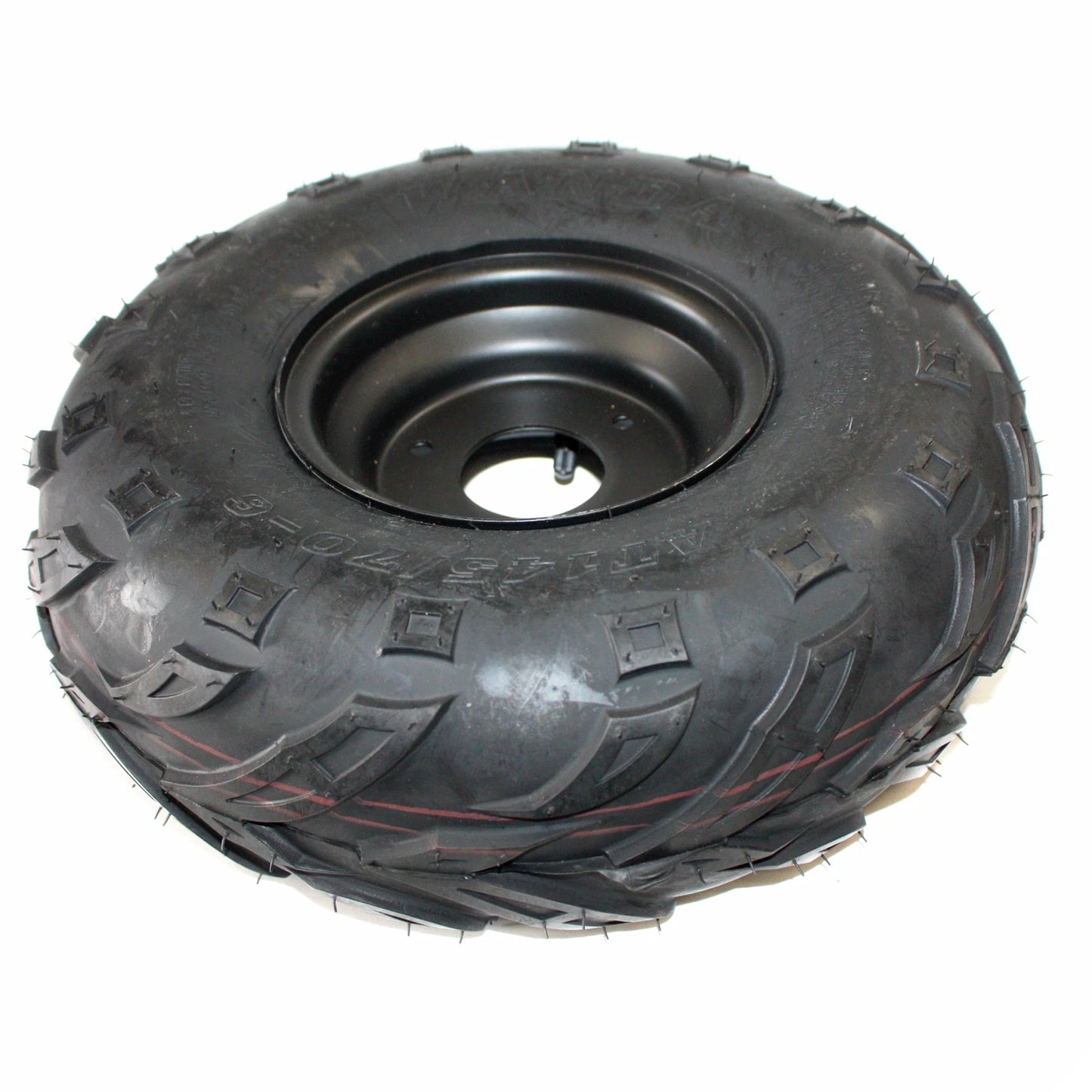 145/70-6 6" 3 Stud Wheel Rim Tire for 110cc Quad Dirt Bike ATV Buggy