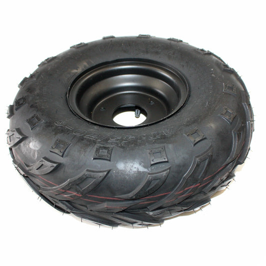 145/70-6 6" 3 Stud Wheel Rim Tire for 110cc Quad Dirt Bike ATV Buggy