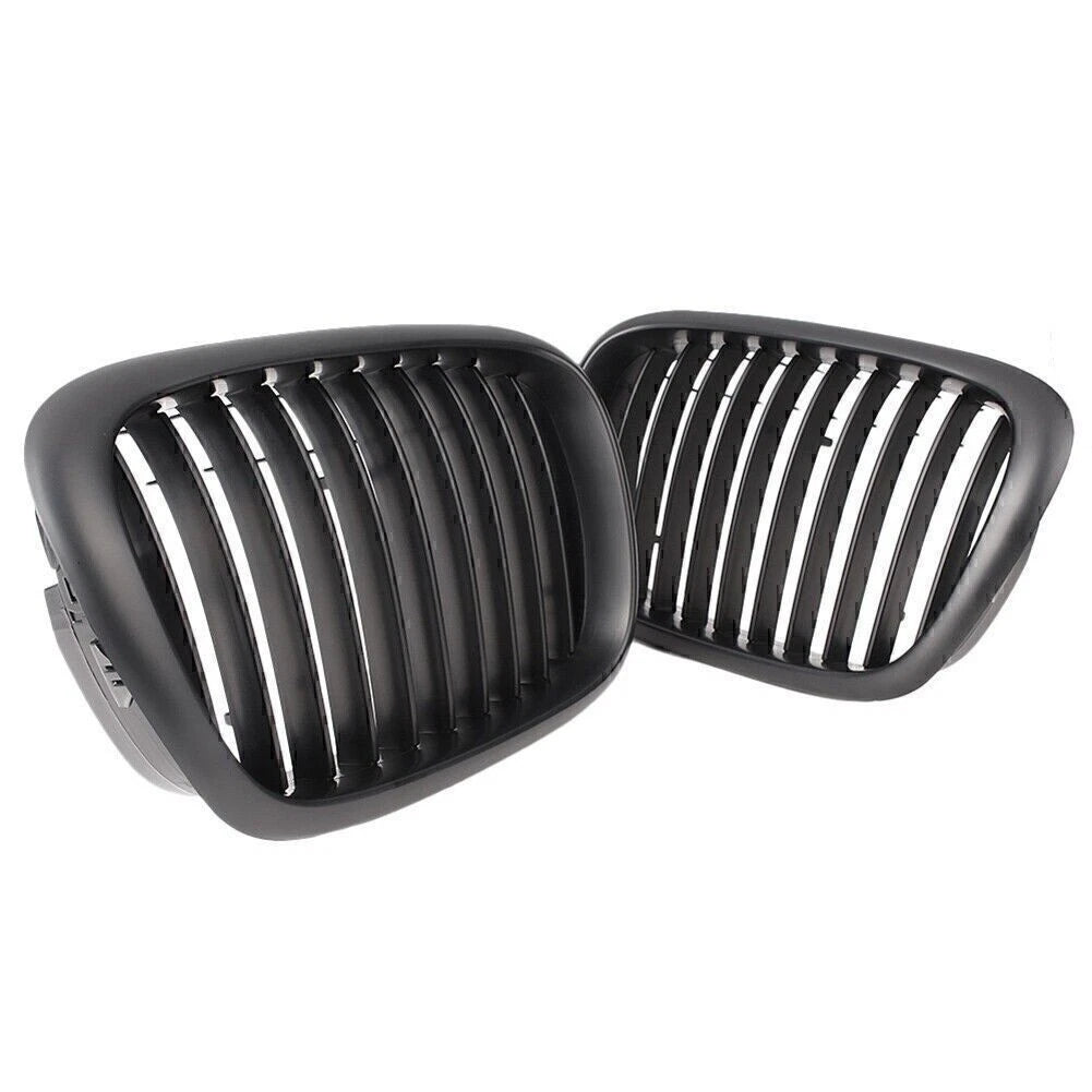 Bumper Grill Mesh Grille for BMW E39 525 528 530 535 M5 (2000-2003) Black