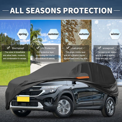 Waterproof 210D-PU Car Cover for Kia Seltos (2020-2023)