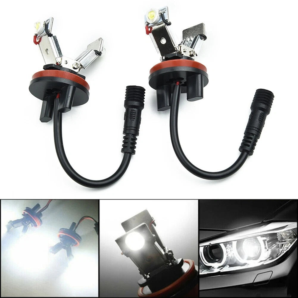 Pair H8 Angel Eyes Light for E60 E61 E71 E70 LCI E90 E91 X5 X6 Z4 E92 X1