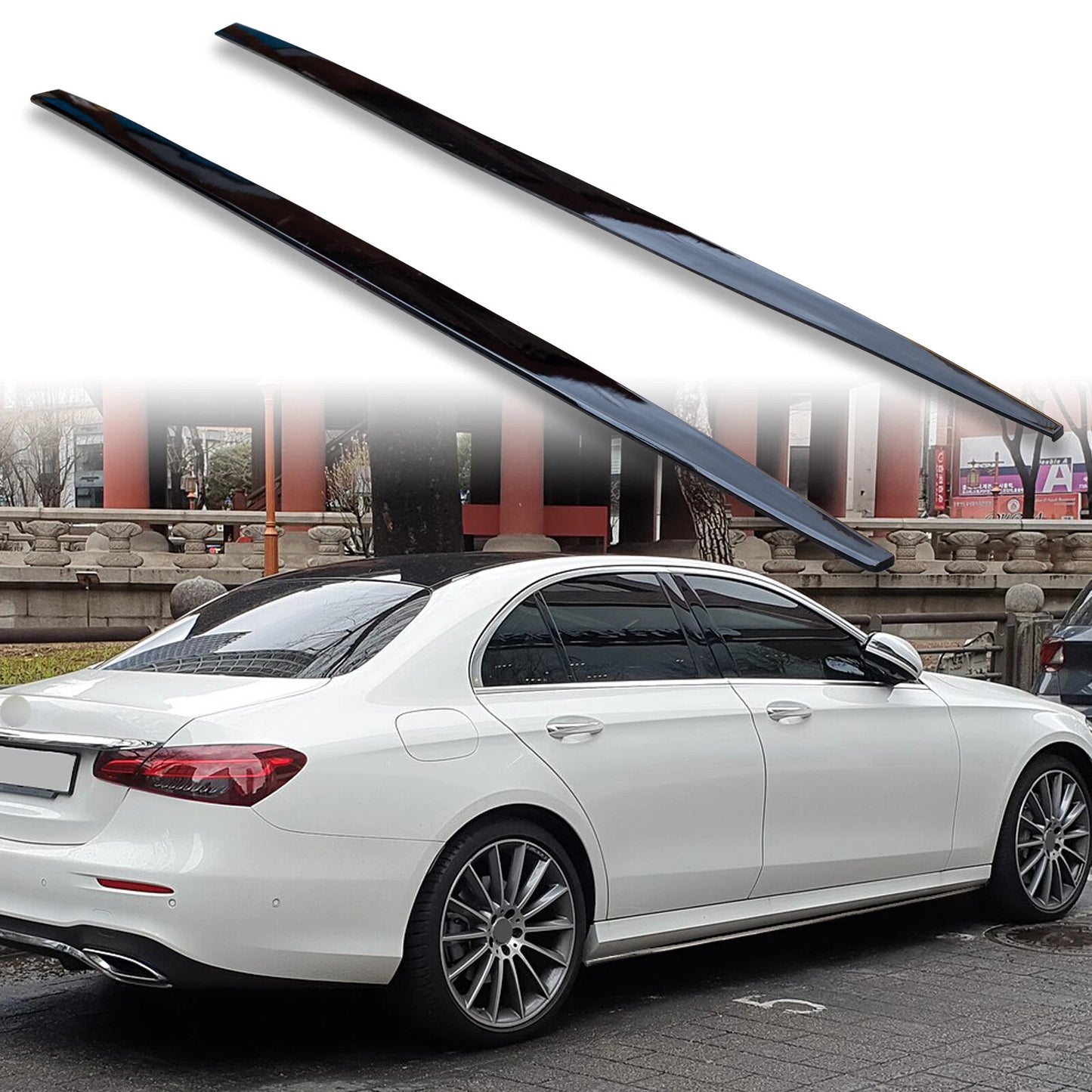 Side Skirt Extensions for Mercedes Benz W213 Sedan AMG-Line (2017-2023)