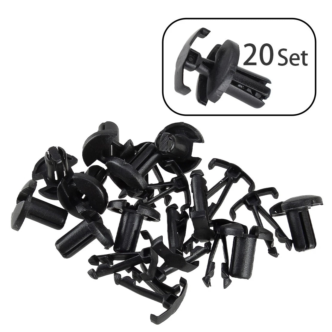 20 x Bolt Fastener Clip Rivets for Honda Motorcycle (Fits 90683-GAZ-003)