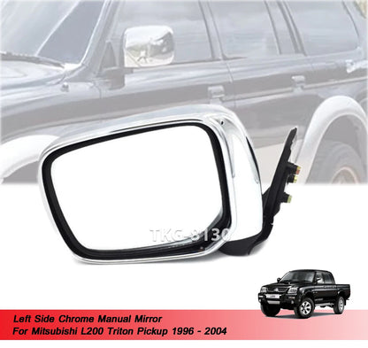 Left Manual Mirror for Mitsubishi L200 Triton (1996-2004)