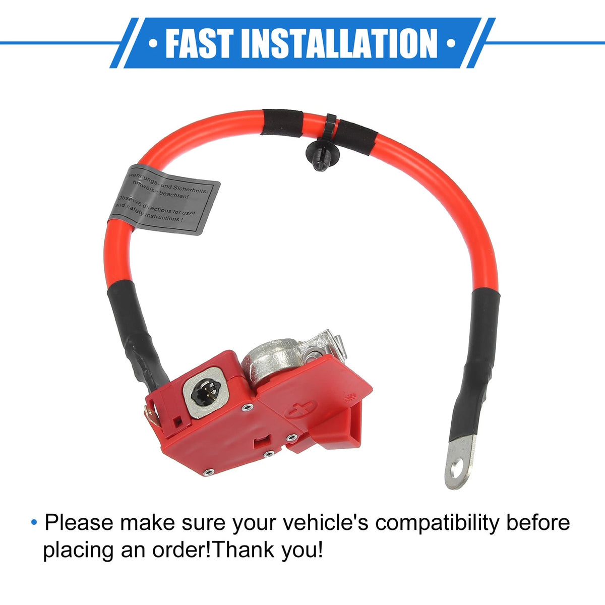 Positive Battery Terminal Cable for BMW 330i, 330i xDrive (2019-2023)