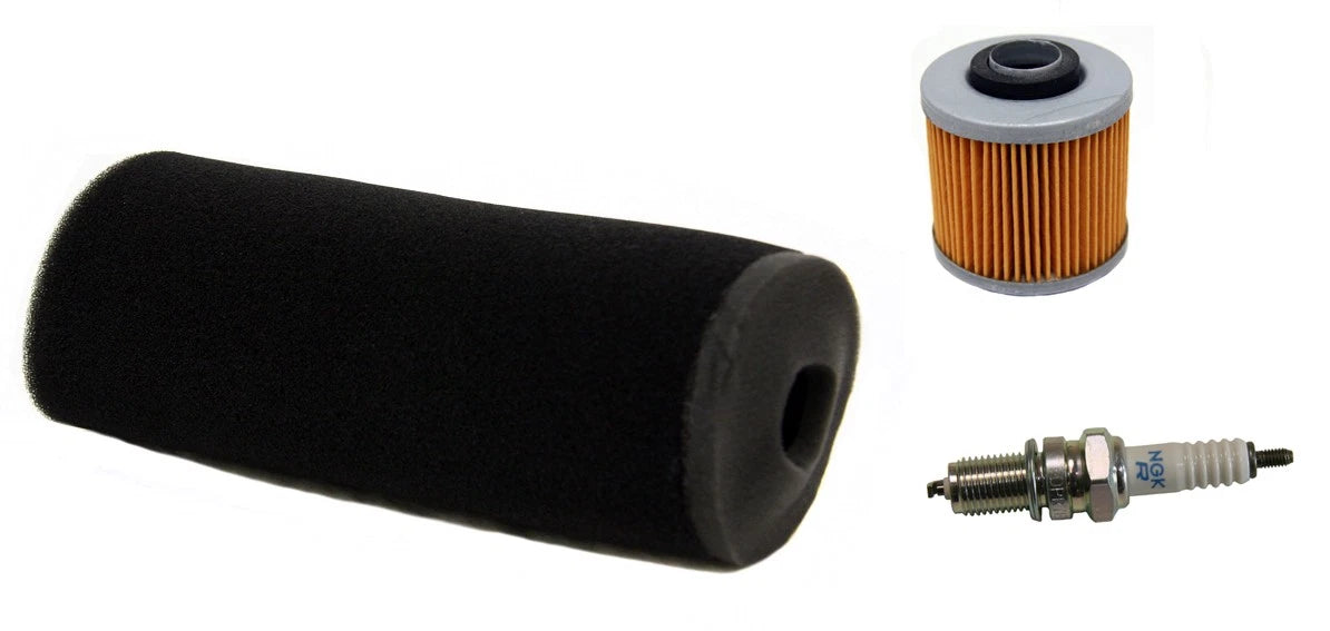 Air Filter Oil Filter NGK Spark Plug for Yamaha Grizzly 600 4x4 (2001–2001)
