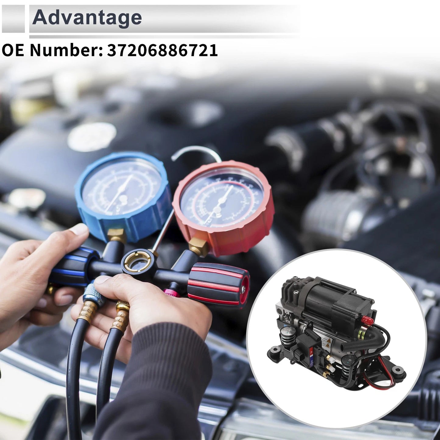 Air Suspension Compressor for BMW 640i xDrive Gran Turismo (2018-2023)
