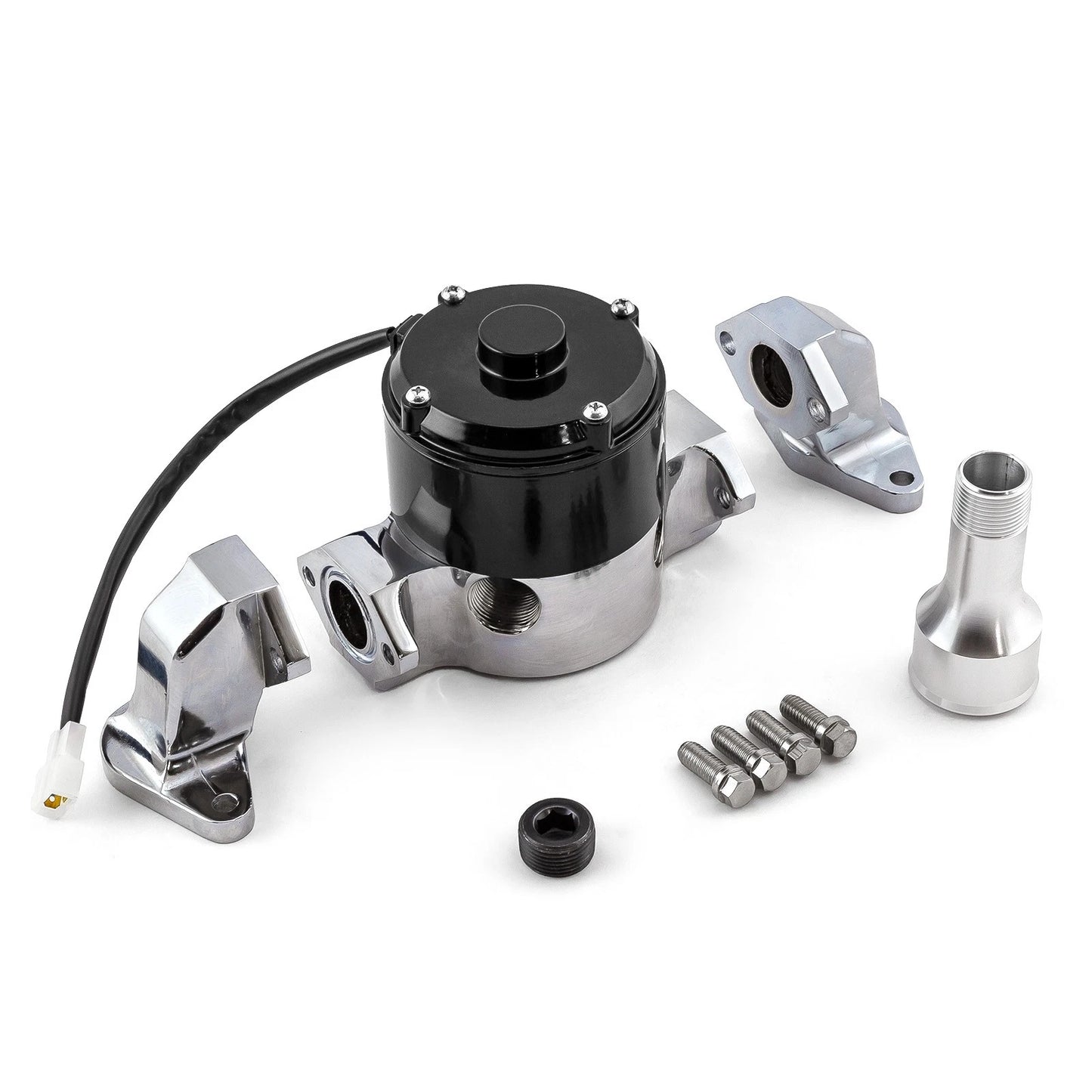 Electric Water Pump for Ford 429 460 35+ GPM Chrome