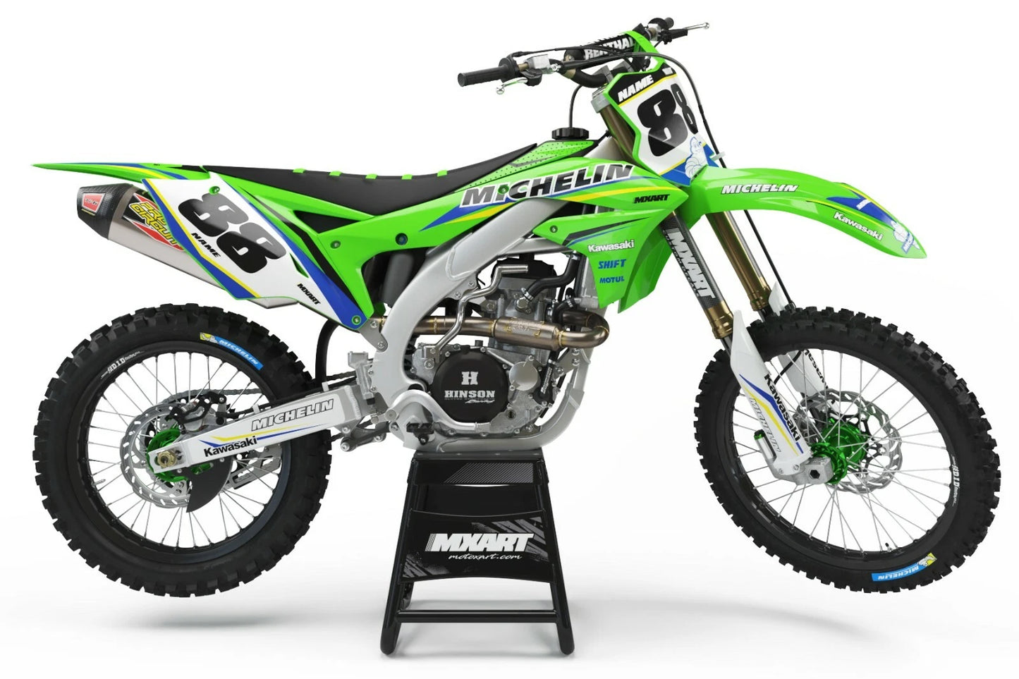 Custom Decal Kit for Kawasaki KXF 450 (2014-2016) - DELTA STYLE Stickers