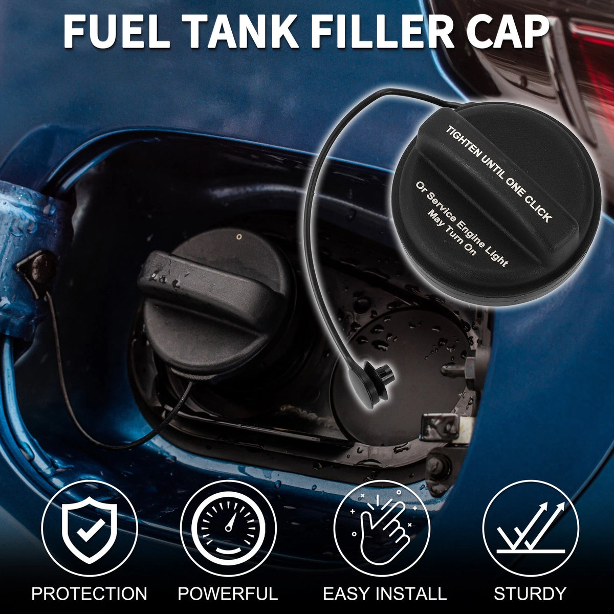 Gas Fuel Cap Fuel Filler Cap for Buick Cascada (2016–2019)
