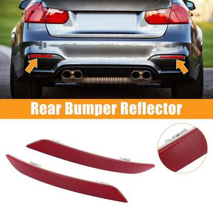 Rear Bumper Reflectors 2 x for BMW 550i (2006-2010)