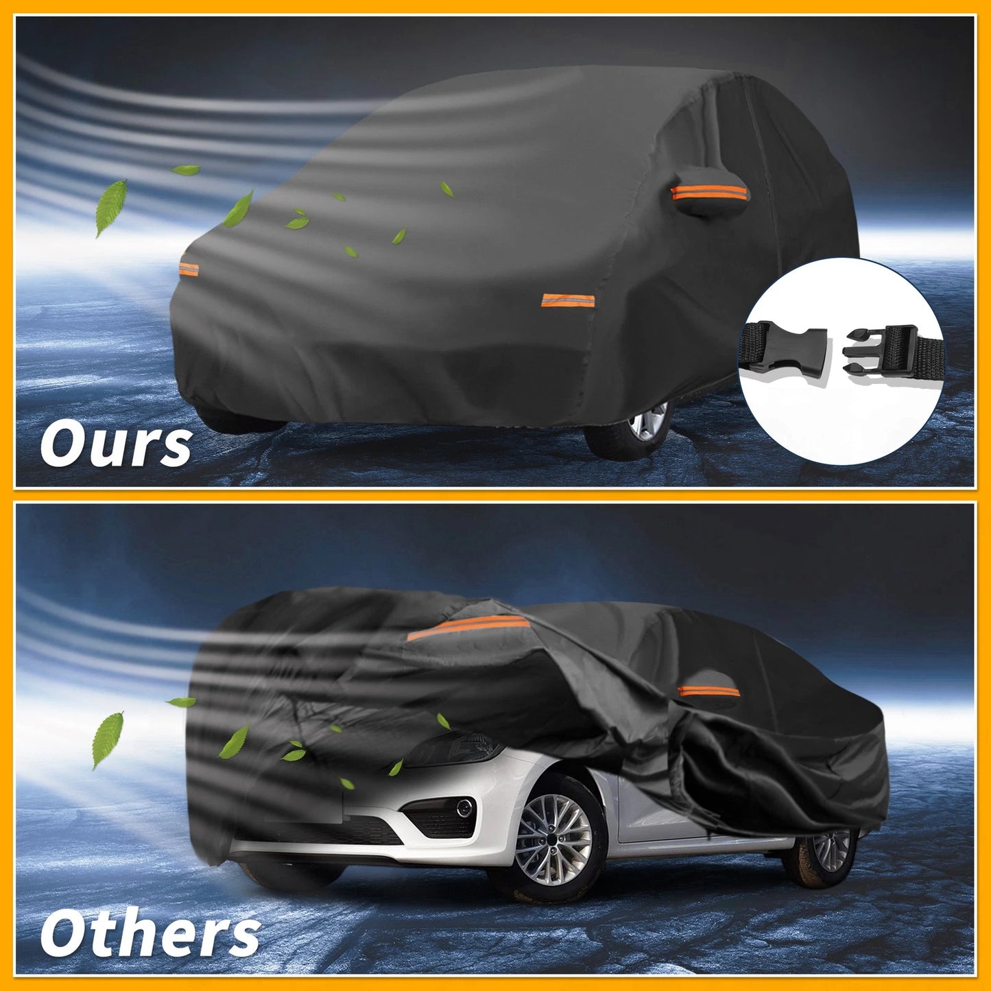 Waterproof All Weather Car Cover for Kia Rio Sedan