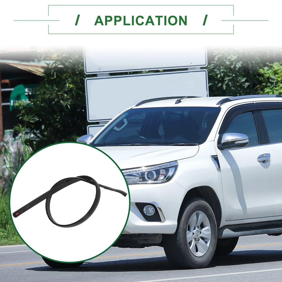 Left Side Roof Sealing Strip for Toyota Hilux (2005-2015)