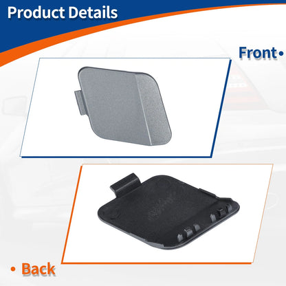 Bumper Tow Hook Cover for BMW 114i (2012-2014) Mineral Grey