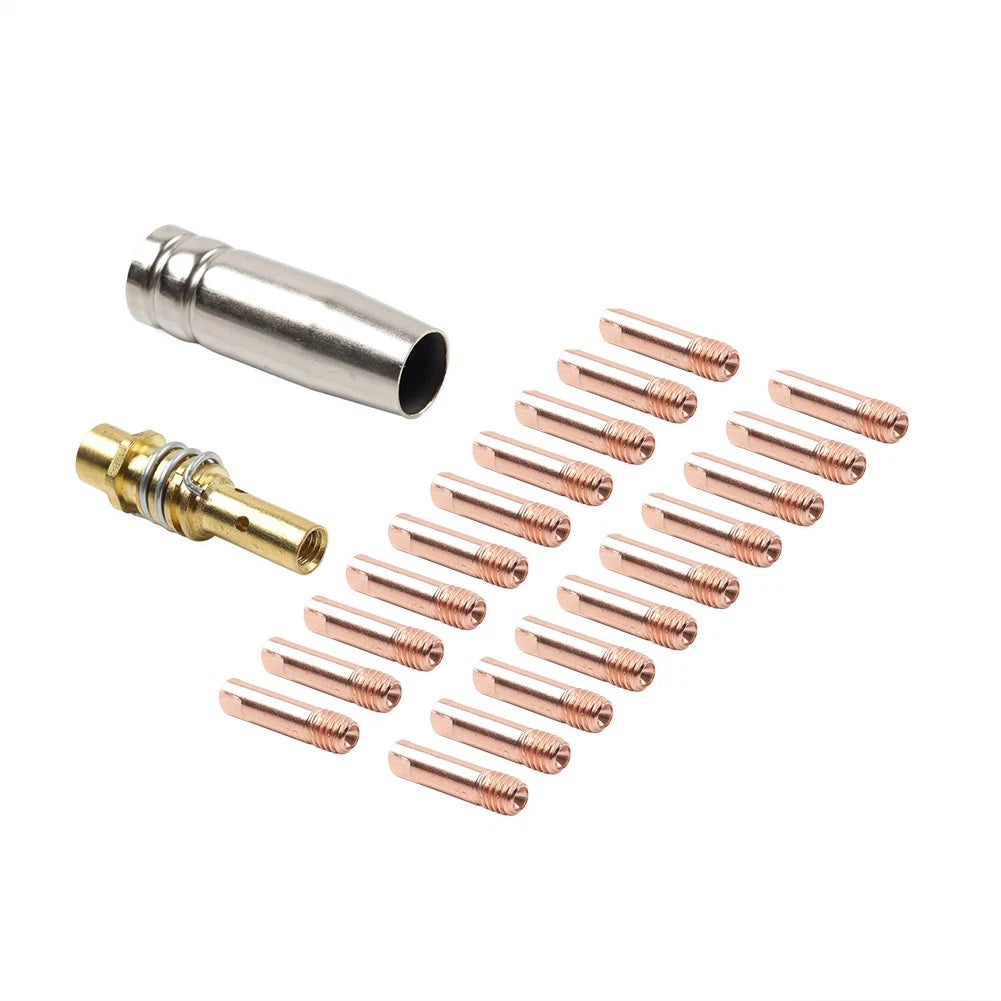22 x Mig Welding Gun Tips 030/035 Kit for MB 15AK MIG125 MIG135 Welder