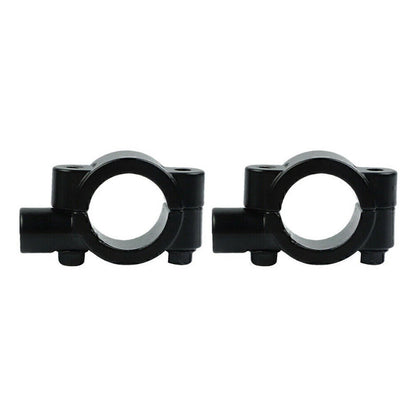 25MM M8 Black Motorcycle Handlebar Mirror Mount Holder Clamp