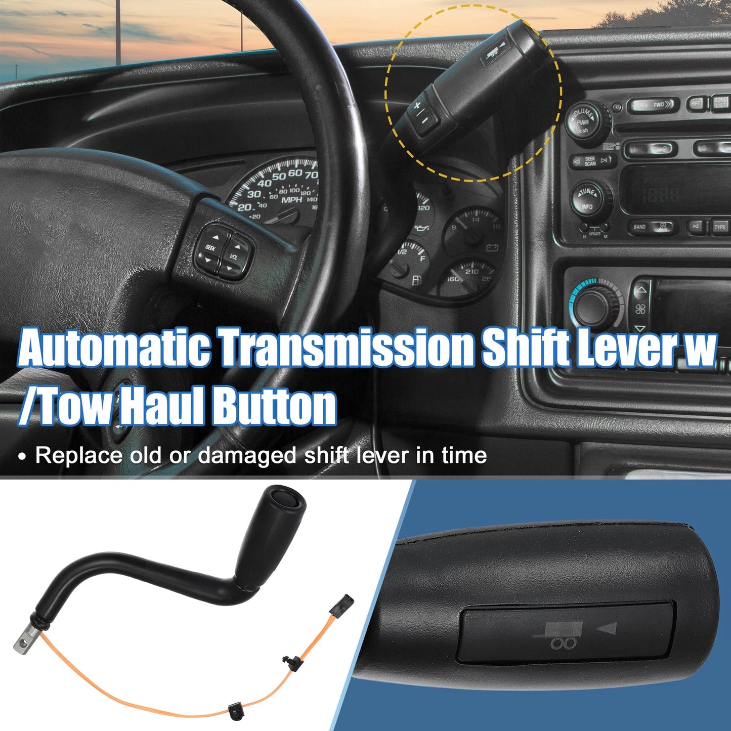 Automatic Transmission Shift Lever for Chevrolet, GMC, Cadillac
