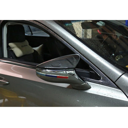 Real Carbon Fiber Replace Side Mirror Shell Cover For Lexus ES350 LS500 2018-24