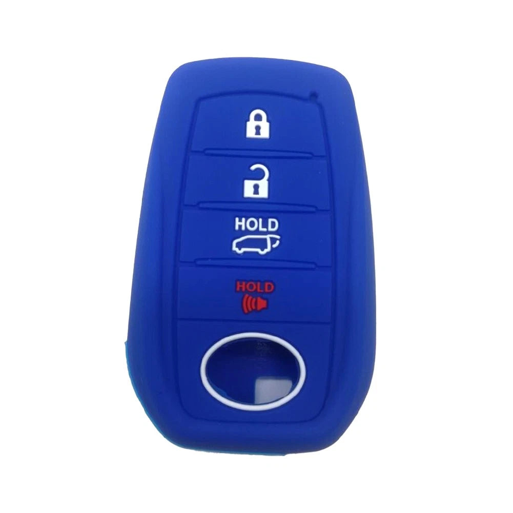 Silicone Keychain Housing Cover for Toyota Sequoia, Land Cruiser (2001-2023)