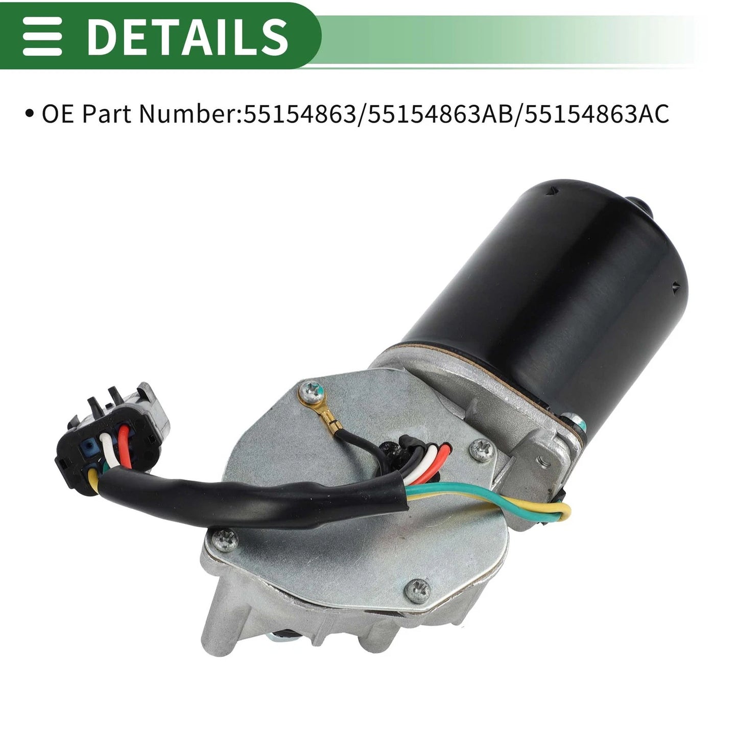 Windshield Wiper Motor for Dodge Dakota 1997-2010 (2 x Motors)