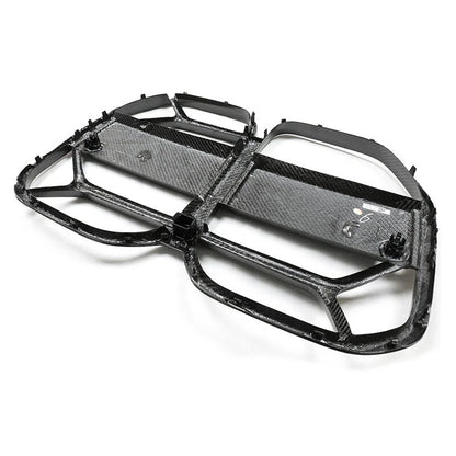 Dry Carbon Fiber Front Bumper Grille Grill for BMW 4 Series G22 2021-2023