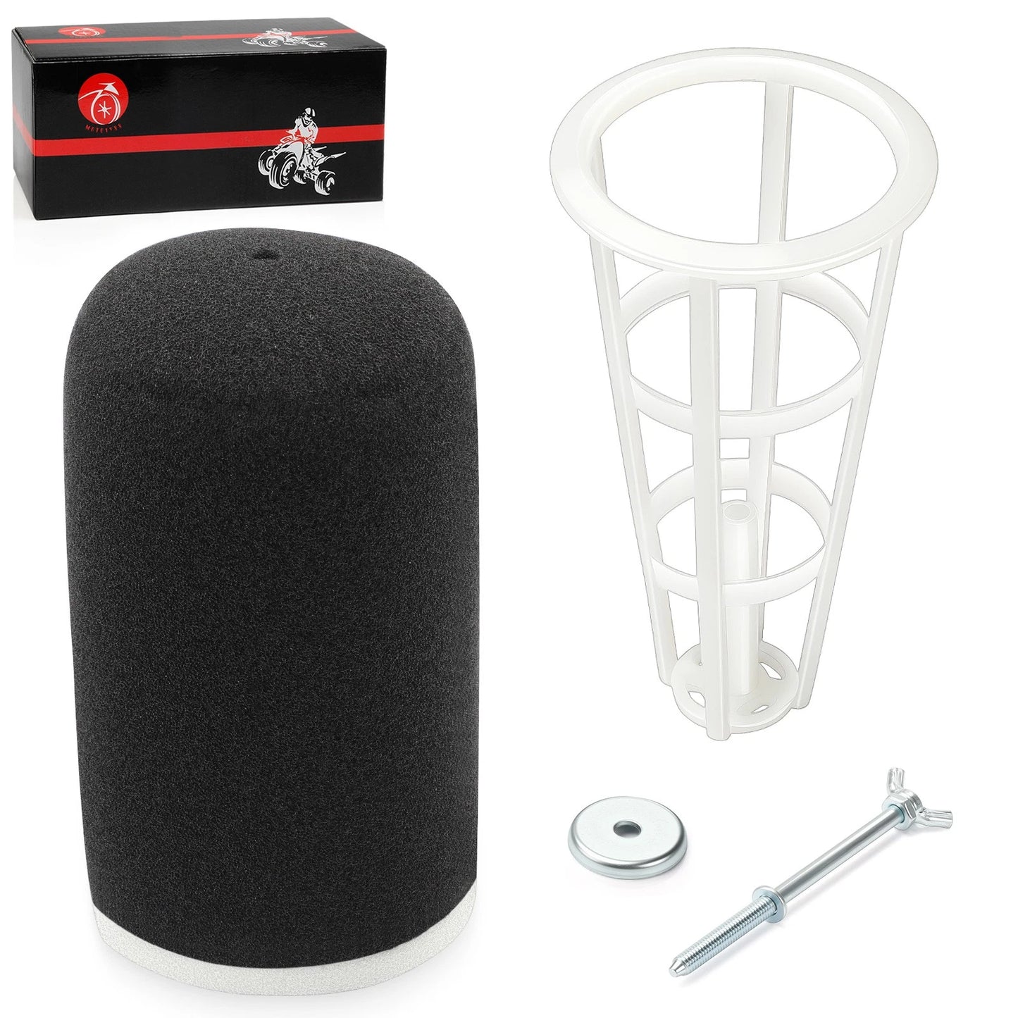 Air Filter Cleaner & Guide Cage W/ Bolt for Yamaha Raptor 700R (2006–2024)