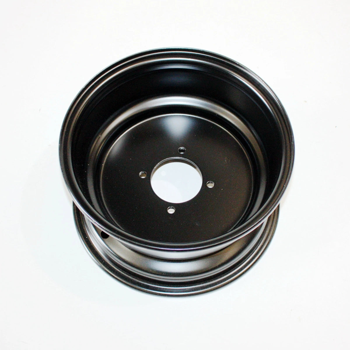 Black 10" Front Wheel Rims for Quad Dirt Bike ATV (66mm Hole, 4 Stud)
