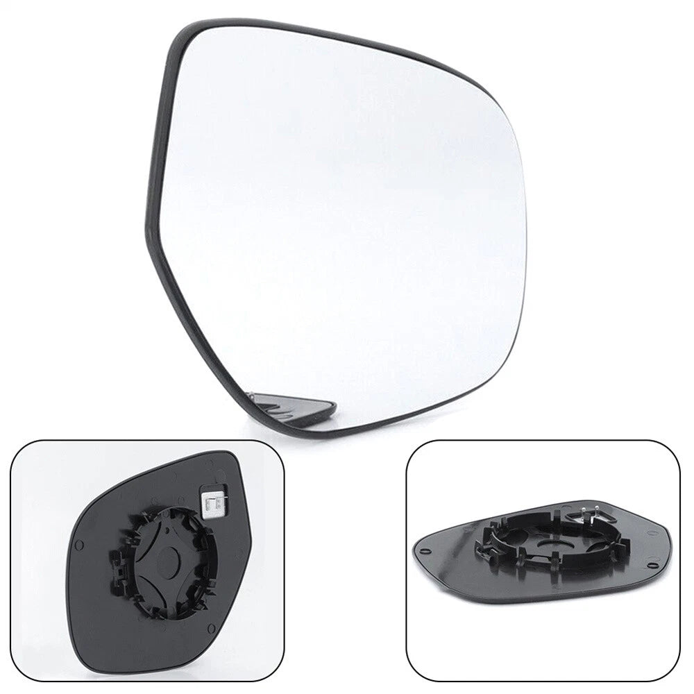 Heated Right Side Mirror Glass + Backing Plate for Mitsubishi Outlander (14-20)