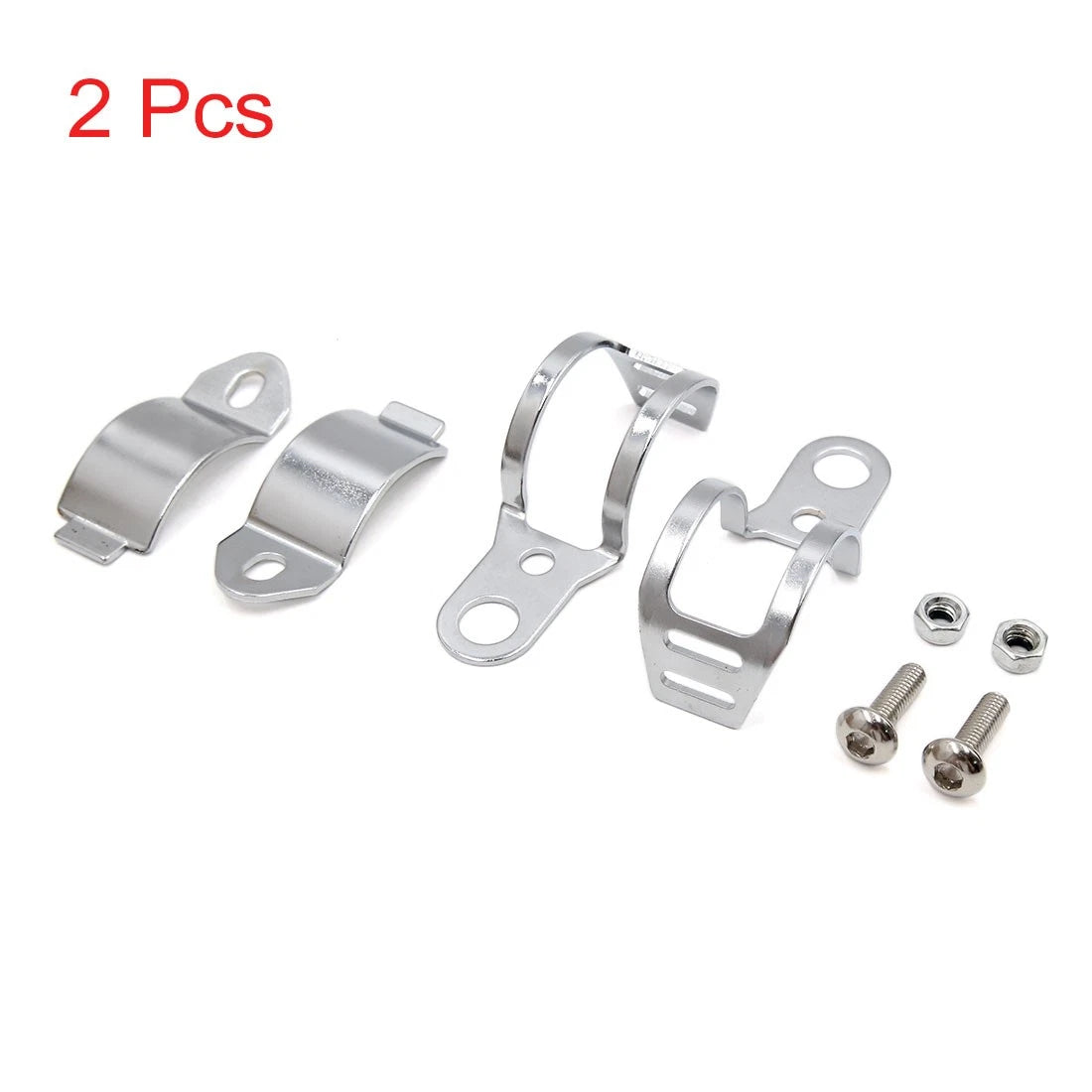 2 x Turn Signal Light Fork Clamp Holder Bracket for Harley Davidson