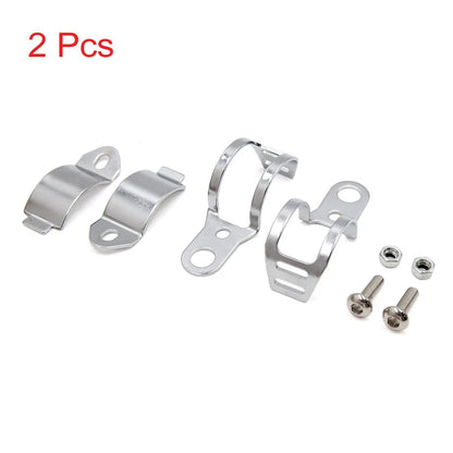 2 x Turn Signal Light Fork Clamp Holder Bracket for Harley Davidson