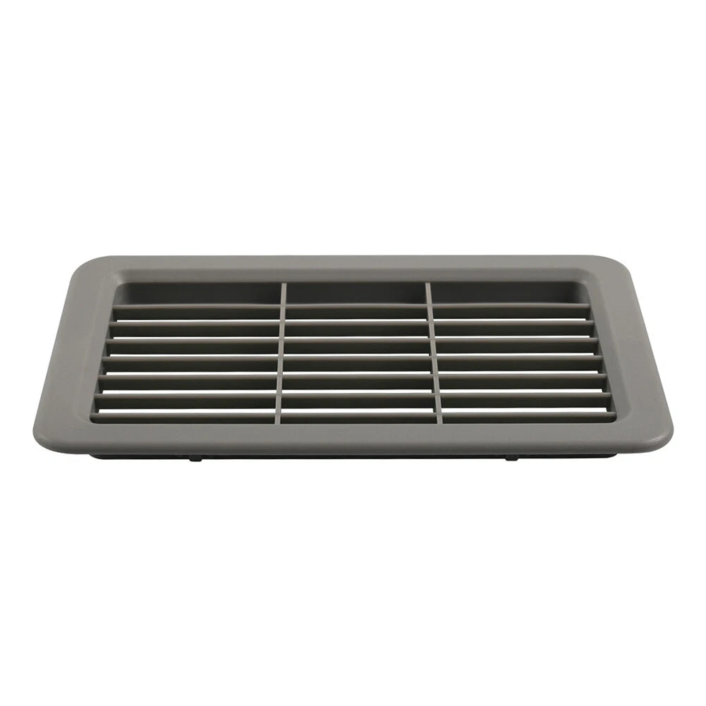 Louvered Air Outlet Grill Cover for RV Bus - Gray Ventilation Grille Trim