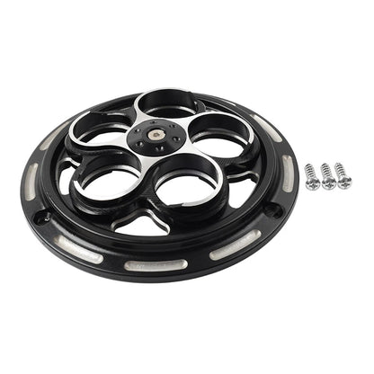 Black Engine Cooling Fan Cover for Vespa Sprint Primavera 150 (2013-2023)