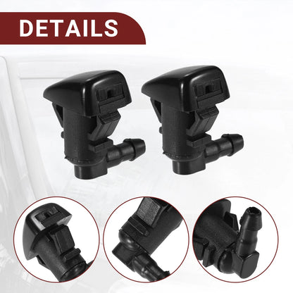 Windshield Washer Nozzle Set for Toyota Tacoma (2016-2023) with Hose & Connectors