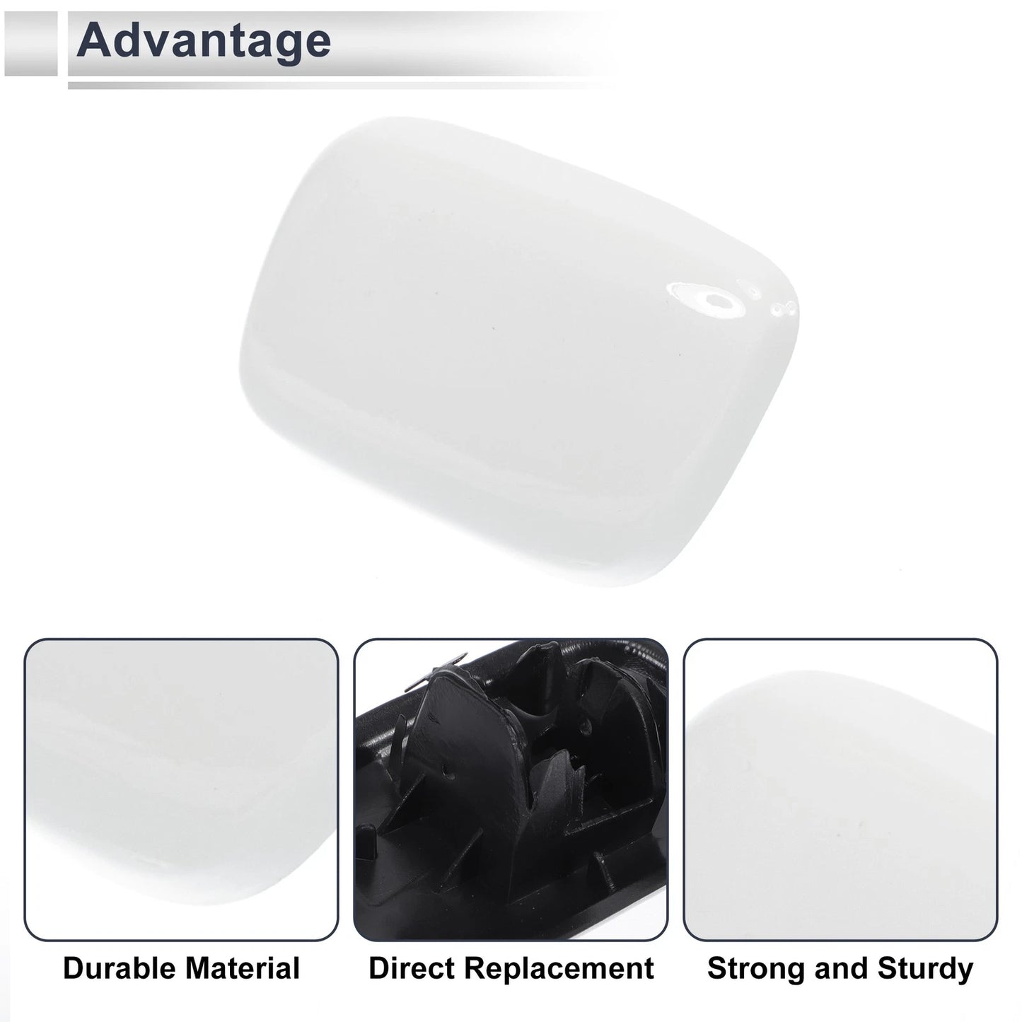 Front Left Bumper Headlight Washer Nozzle Cover for Volvo S80 (1999-2006)