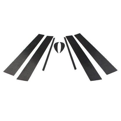 8 Pcs Door Window B Pillar Post Cover Trim for Toyota Camry (2018-2021)