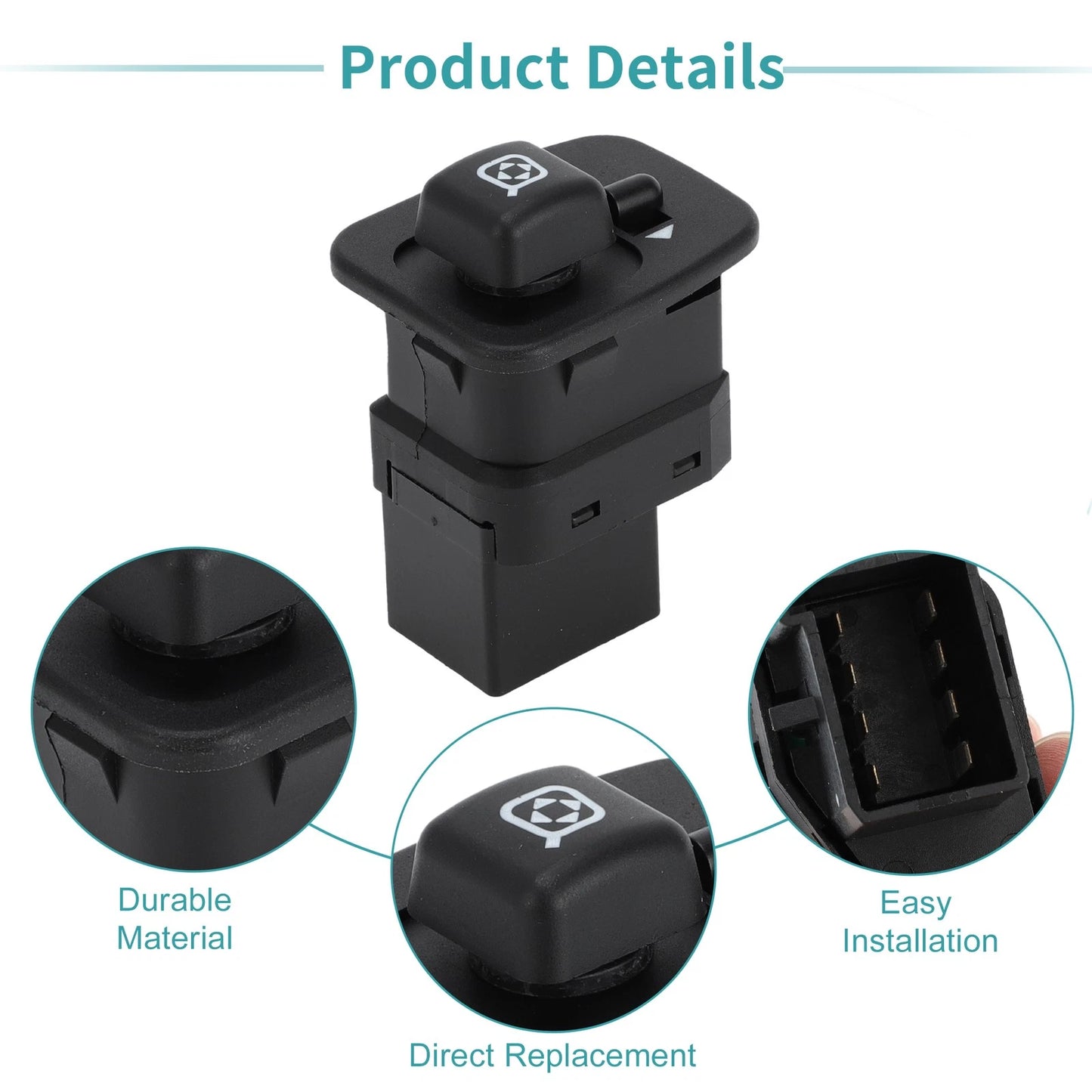 Car Mirror Switch for Ford Explorer, E-150, Crown Victoria (1992-2011)