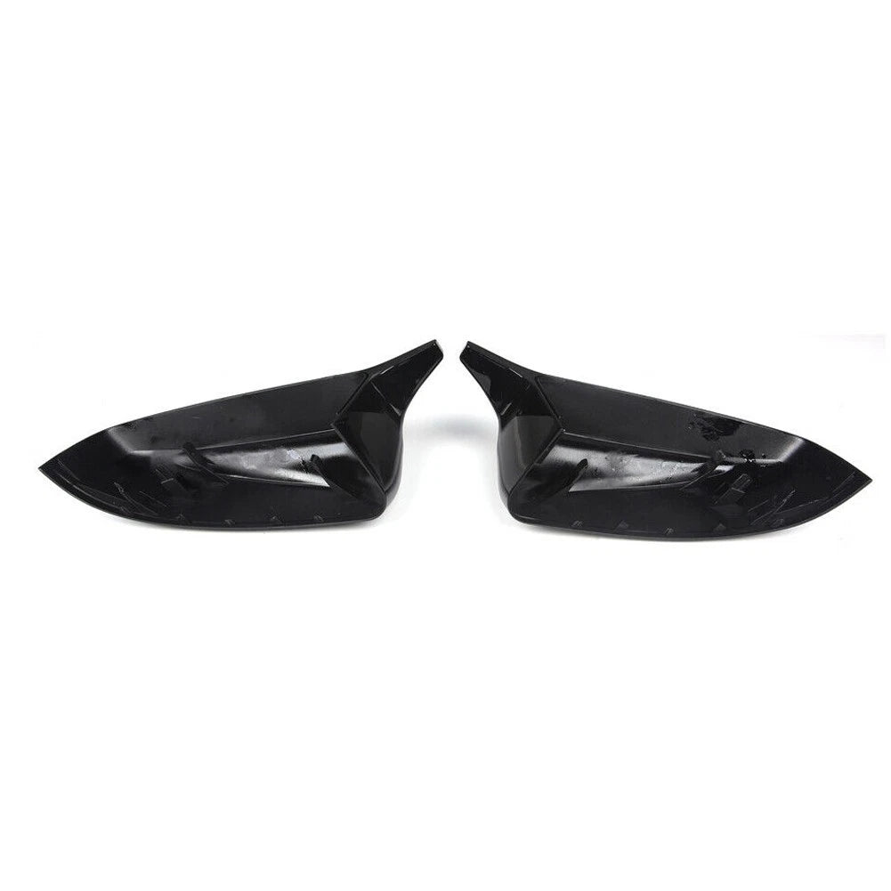 Glossy Black Rear Mirror Cover Caps for BMW X5 X6 E70 E71 (2007-2013)