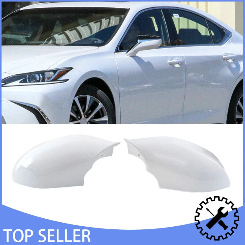 2 x Side Rearview Mirror Lower Cap Covers for Lexus ES/LS/UX/RC (2018-2023)
