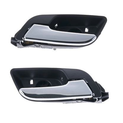 Door Handle Inner Set of 2 Chrome for Holden Barina (2011-2018)