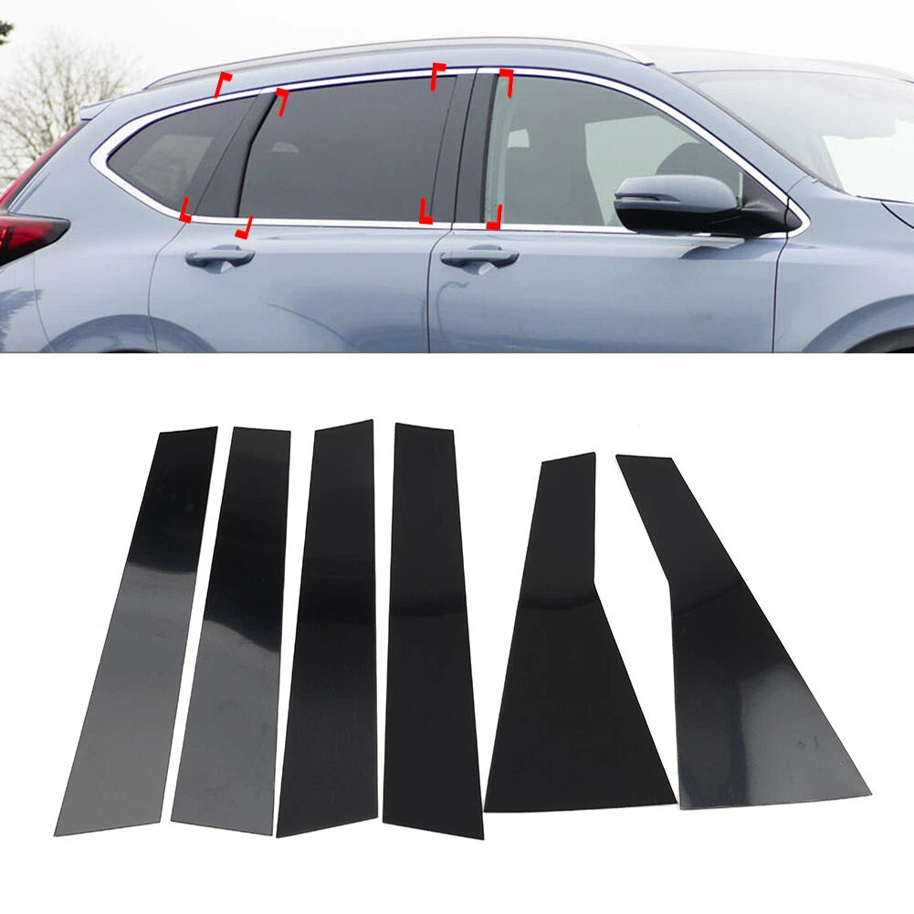 Pillar Post Door Window Cover Trim for Honda CR-V 2017-2022