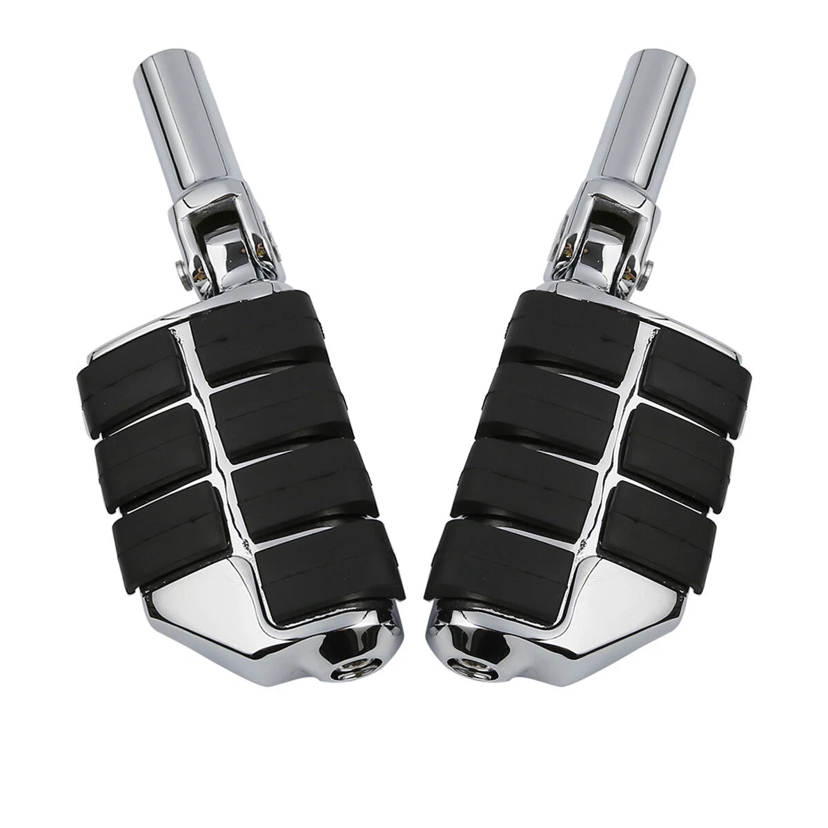 Chrome Rear Passenger Foot Pegs for Harley Softail Slim (2012-2017)