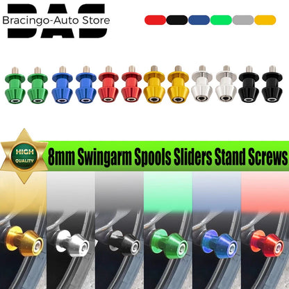 Blue Swingarm Spools Slider M8 for HONDA CBR 600RR 1000RR CBR954RR (2003-2023)