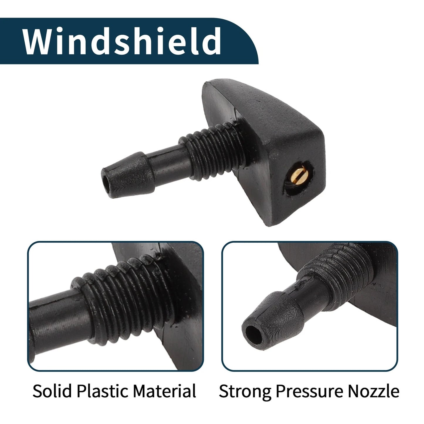 Windshield Washer Nozzle & Fluid Hose for Volvo C30 (2007-2013)