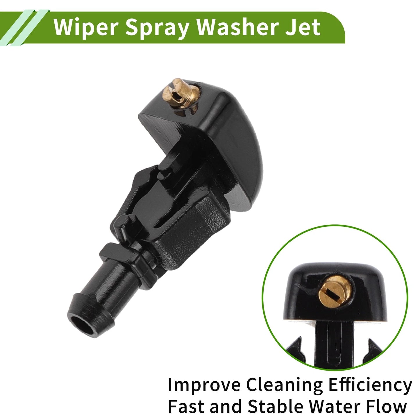 Windshield Washer Nozzle & Hose Connector for Nissan (2000-2006)
