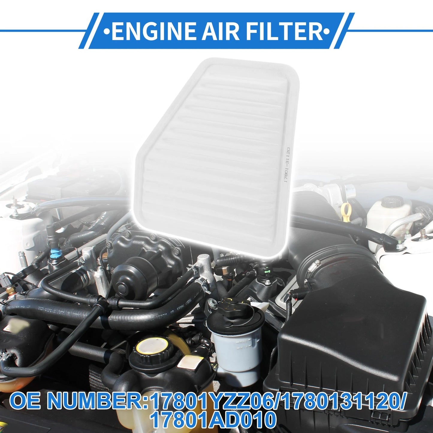 Car Engine Air Filter / 1 Pcs for Toyota Camry (2007–2011)