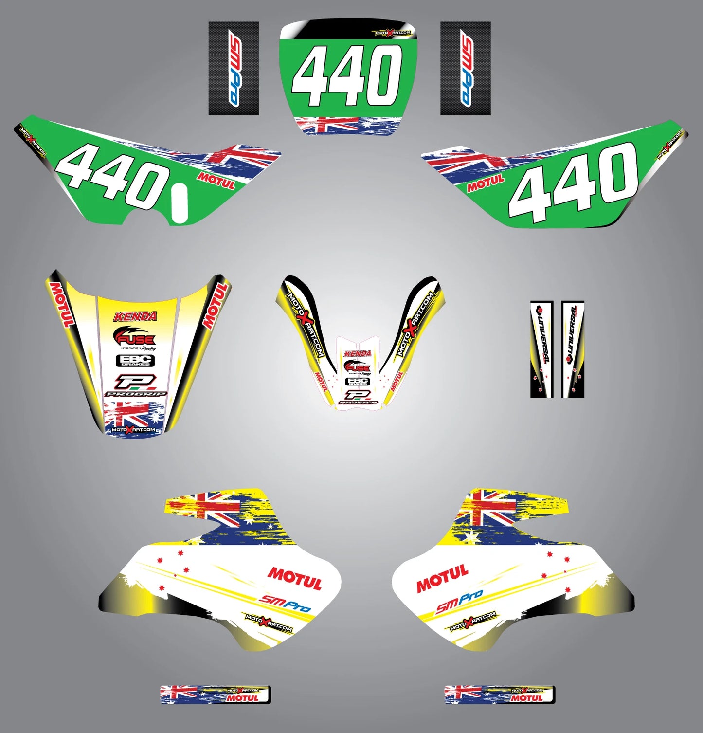 Custom Graphics Kit - AUSSIE PRIDE for Suzuki JR 50