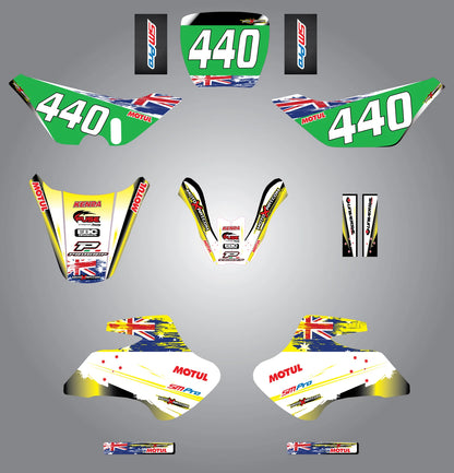 Custom Graphics Kit - AUSSIE PRIDE for Suzuki JR 50