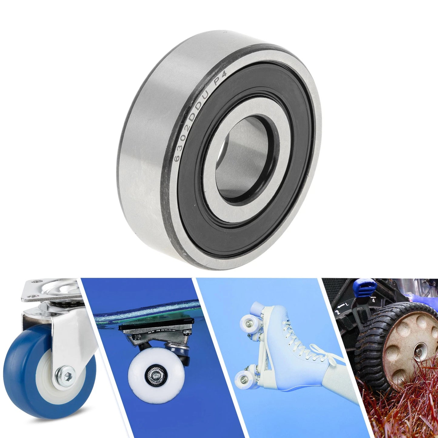 Deep Groove Ball Bearings P4 15x42x13mm 1 Pc Scooter Skateboard Wheel